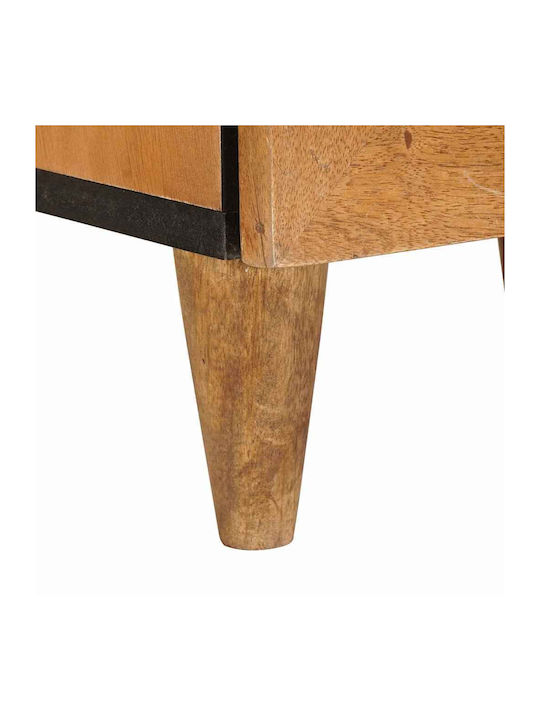 Bedside Table Made of Solid Mango Wood 40x33x46cm