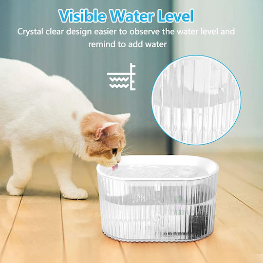 MrZoo Automatic Water Fountain for Dog & Cat 1.35L