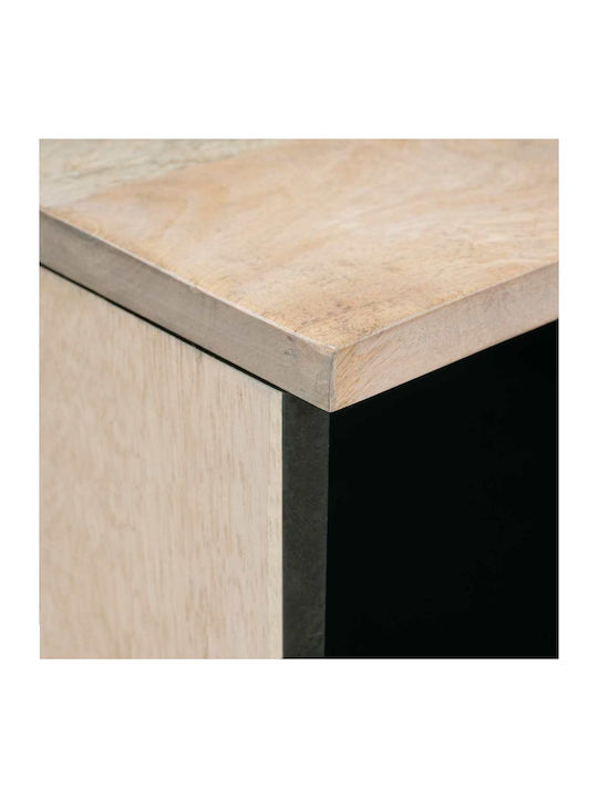vidaXL Bedside Table Made of Solid Mango Wood 50x33x60cm