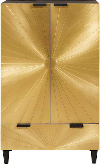 Μπουφές mit Schubladen Black, Gold 60x33.5x100cm