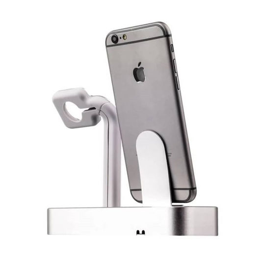 Coteci Kabelloses Ladegerät (Qi Pad) Silber (Cs2095-Ts)