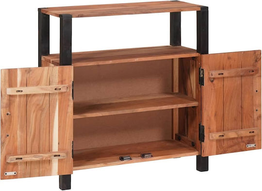 Μπουφές από Μασίφ Ξύλο Καφέ 70x30x75cm