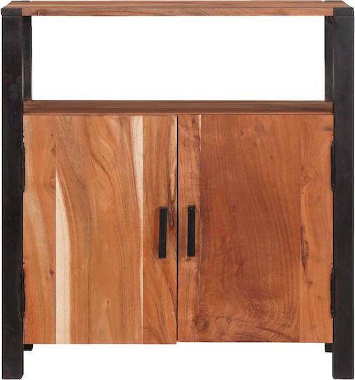Μπουφές από Μασίφ Ξύλο Καφέ 70x30x75cm