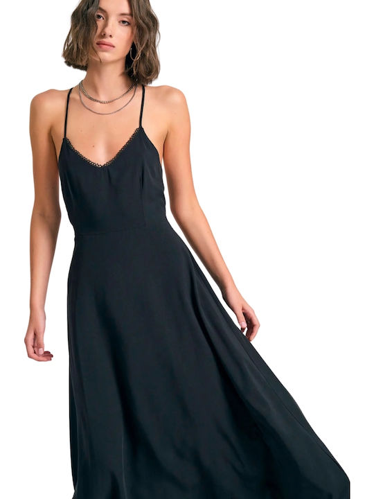 Summer Midi Dress Black