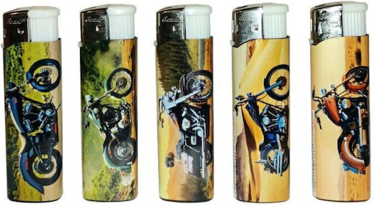 Lighter Gentelo Motorcycles Electronic 8cm Large 662-2431 Box 50 Pieces