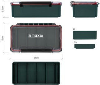 Delphin Tbx Cutie Clip Ideală Pentru Pescuit 210x120x65 Cm 9 Compartimente