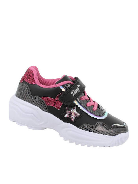 Kids Sneakers with Scratch Black