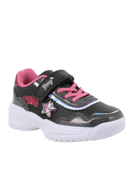 Kids Sneakers with Scratch Black