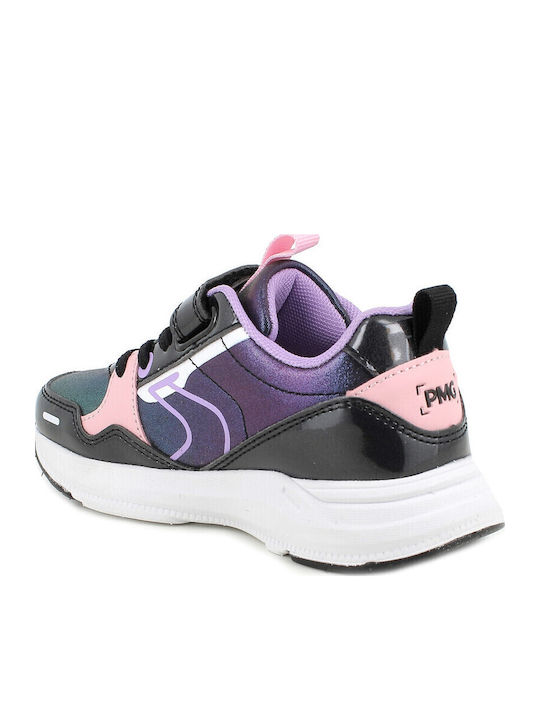 Kids Sneakers with Scratch Black
