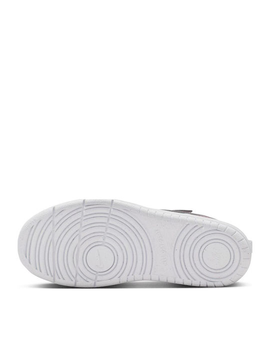 Court Borough Kids Sneakers with Hoop & Loop Closure Purple