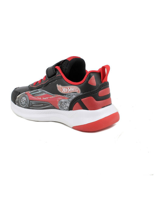Kids Sneakers with Scratch & Lights Red