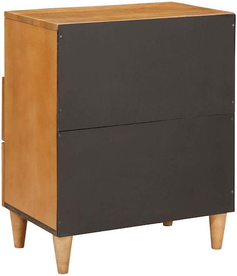 bedside table from Solid Mango Wood 50x33x60cm