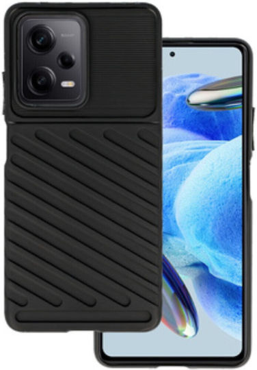 Powertech Back Cover Silicon Negru (Galaxy A54)