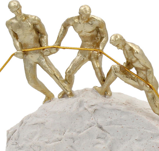 Keskor 72301 Dekoratives Polyresin 24x5,5x25 cm Beige Gold Tischdekoration Keskor 72301 Dekoratives Polyresin 24x5,5x25 cm Beige Gold Tischdekoration