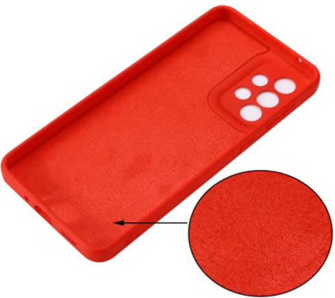 Forcell Soft Back Cover Plastic Red (Galaxy A33 5G)