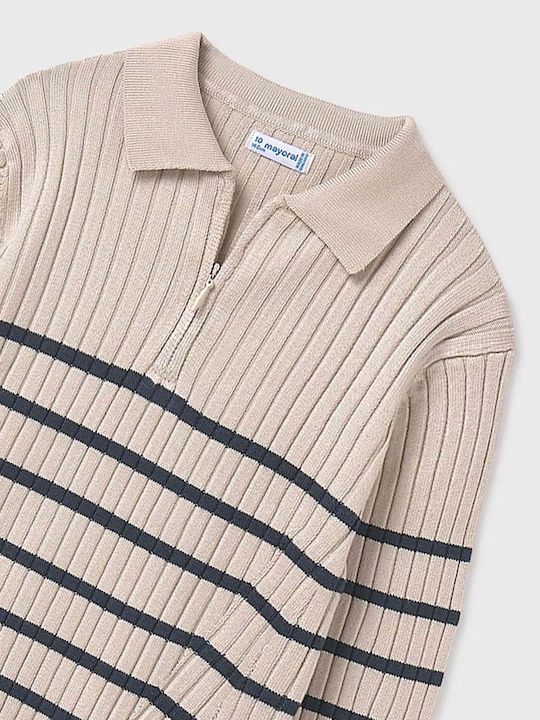 Kids' Shirt Long Sleeve Beige