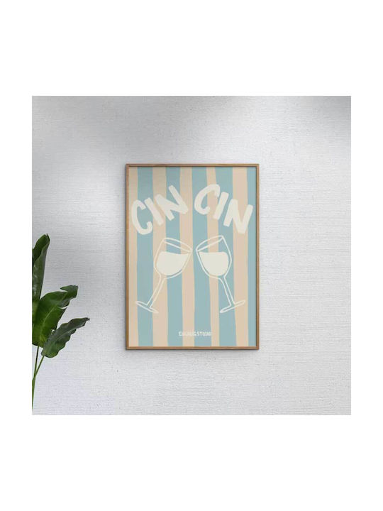 Плакат 30x40 "drinks Me" Engberg Studio Висококачествен 250 Грама Екологична Хартия