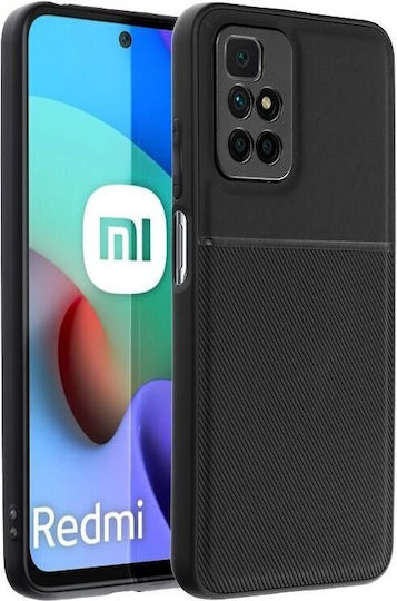 Forcell Noble Back Cover Σιλικόνης Μαύρο (Redmi 10 / 10 2022)