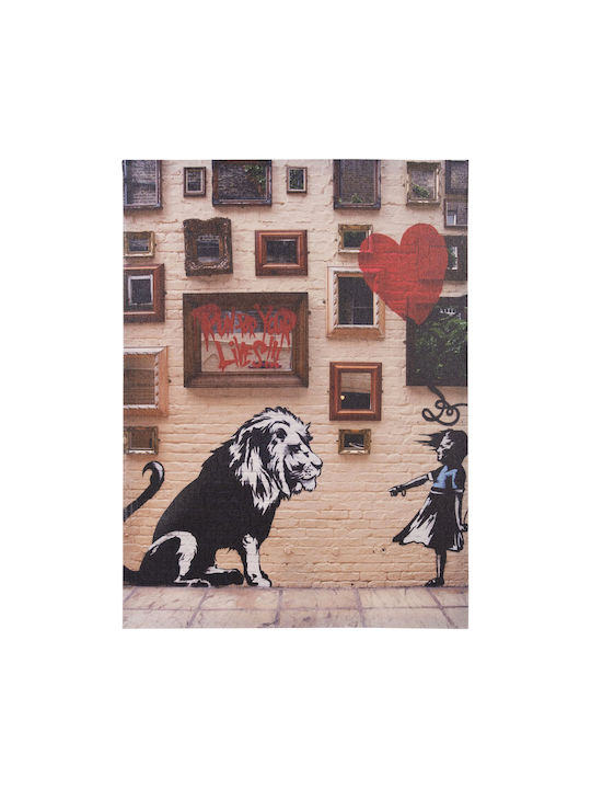HomeMarkt Gobi Painting on Canvas 50x68cm