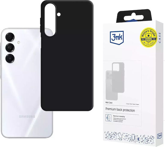 3MK Matt Back Cover Silicone Black (Oppo A17)