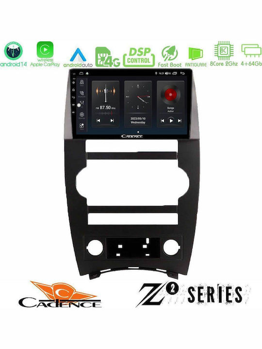 Bizzar Auto-Audiosystem für Jeep Kommandant 2007-2008 (Bluetooth/USB/WiFi/GPS/Apple-Carplay/Android-Auto) mit Touchscreen 9"