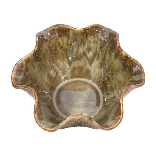 Fylliana Fl30009 Dekorative Schüssel Keramik Beige 20x10cm 1Stück