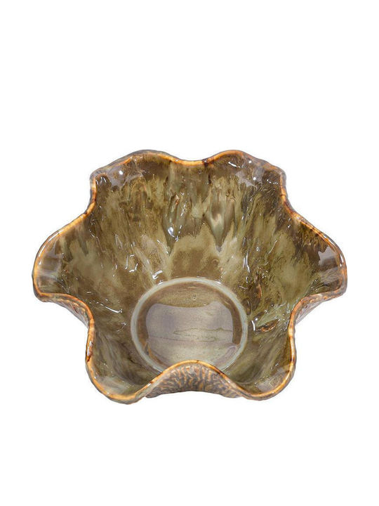 Fylliana Fl30010 Dekorative Schüssel Keramik Beige 24x12cm 1Stück