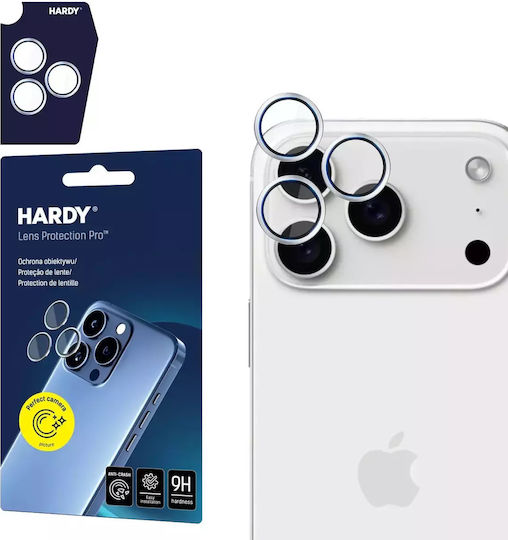 3MK Protecție Cameră Tempered Glass Silver pentru Apple iPhone 17 Pro, 17 Pro Max