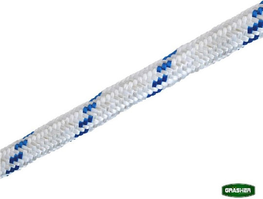 Grasher Σχοινί Πλεκτό 16mm 6m Πολυεστερικό 1kg Λευκό