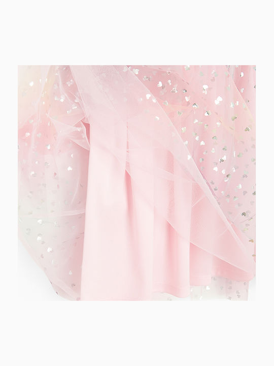 Children's Dress Short Sleeve Pink