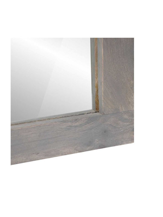 vidaXL Rechteckiger Badezimmerspiegel aus Massivholz 50x70cm Gray