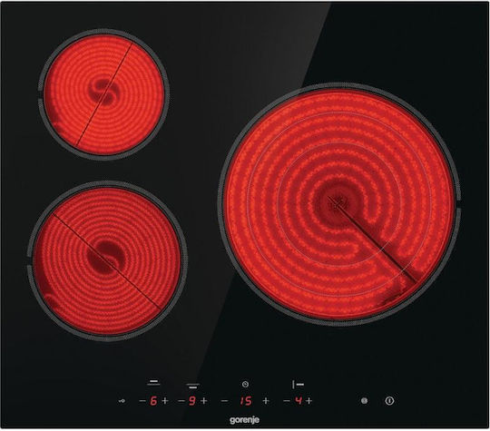 Gorenje Κεραμική Εστία με Πλαίσιο Αυτόνομη με Λειτουργία Κλειδώματος 59x52εκ.