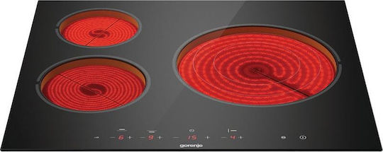 Gorenje Κεραμική Εστία με Πλαίσιο Αυτόνομη με Λειτουργία Κλειδώματος 59x52εκ.
