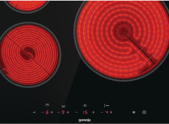 Gorenje Κεραμική Εστία με Πλαίσιο Αυτόνομη με Λειτουργία Κλειδώματος 59x52εκ.