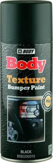 HB Body Bumper Paint Σπρέι Βαφής για Πλαστικά Αυτοκινήτου Μαύρο 400ml