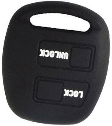 Θήκη Κλειδιού από Silikon με 2 Κουμπιά για Daihatsu / Lexus / Toyota σε Schwarz Χρώμα