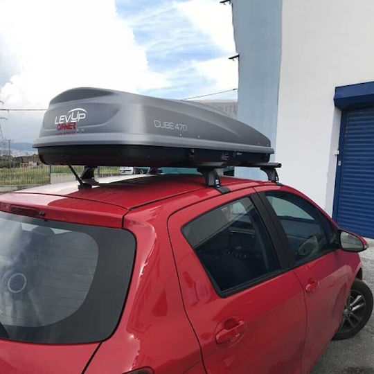 Cube Dachboxen für Autos 470lt Silber Matt