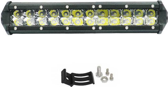 Автомобилна сигнална лента LED 12V Водоустойчива 26см с Бял Осветление