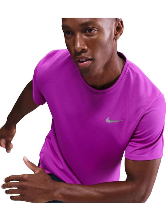 Uv Miler Dri-Fit Спортна Тениска Лилава
