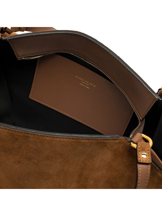 Leather Women's Bag Shoulder Tabac Brown