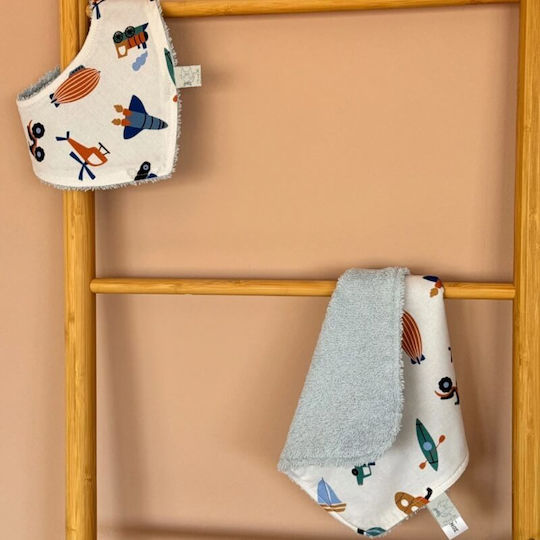 Karfitsomenos Gatos Schultertuch Burp Cloth 30x25cm Karfitsomenos Gatos Schultertuch Burp Cloth 30x25cm