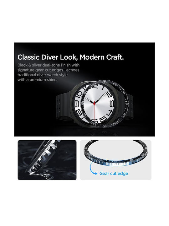 Spigen Bezel Tune Diver σε Μαύρο χρώμα για Galaxy Watch 8 (44mm) Spigen Bezel Tune Diver σε Μαύρο χρώμα για Galaxy Watch 8 (44mm)