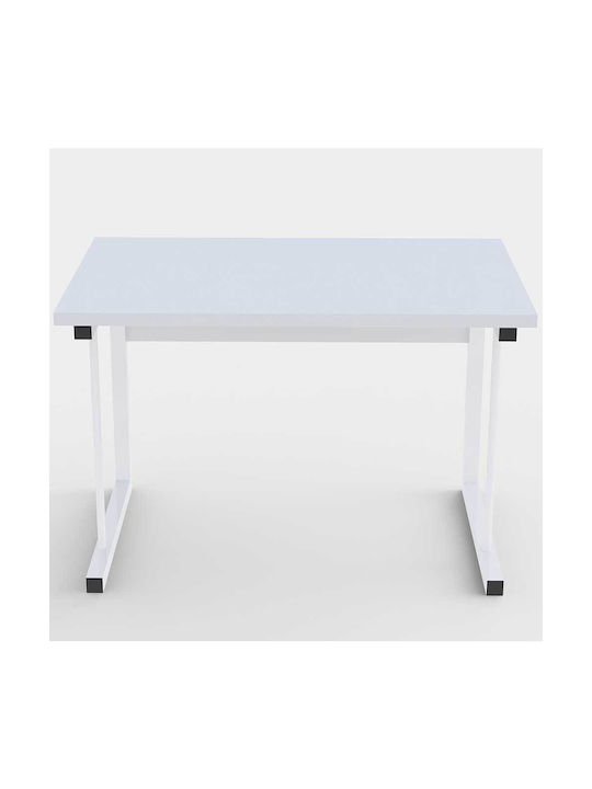 Bakaji Metal Microwave Oven Stand 54x35x35cm White