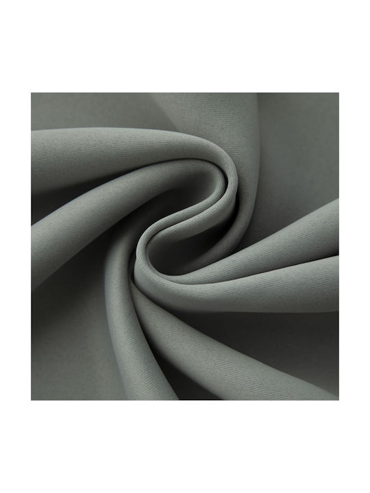 Beauty Home Blackout Curtain with Grommet Art 8400 Gray 140x270cm