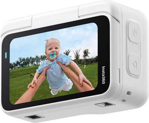 Insta360 GO Ultra Екшън камера 4K Ultra HD Подводна Стандартно Пакет с Екран с Докосване 2.5" и Wi-Fi Арктическо бяло