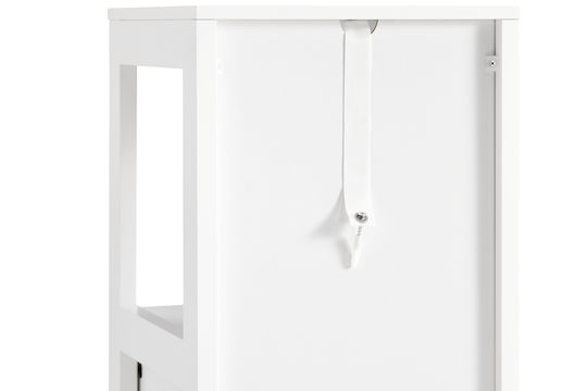 SoBuy Cabinet de baie L30xA30xÎ89cm Alb