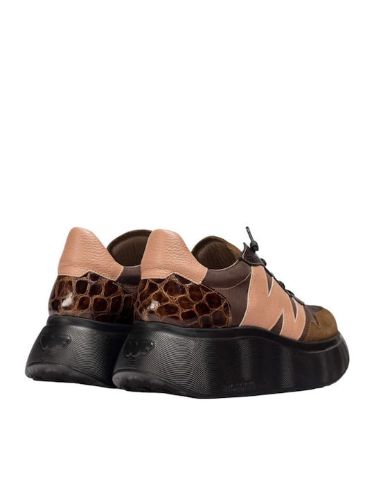 Sneakers Brown / Pink
