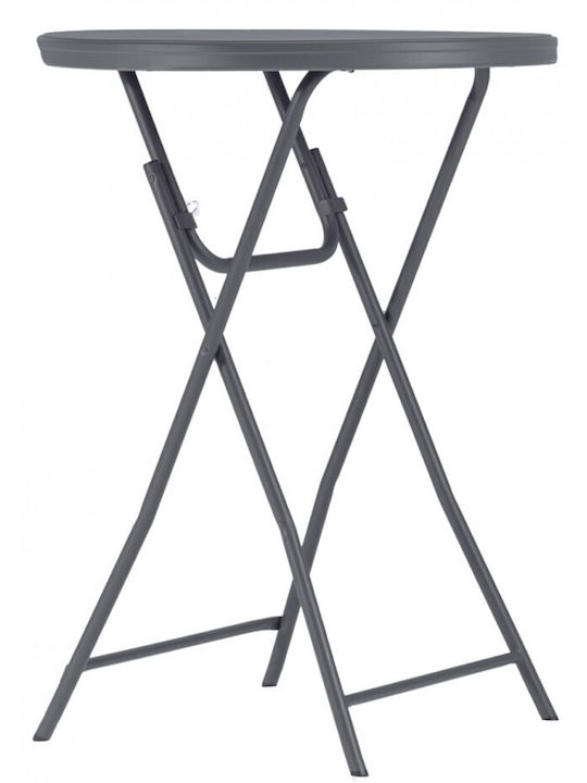 Tisch Bar für kleine Außenbereiche Zusammenklappbar Cocktail 80 81x81x110cm