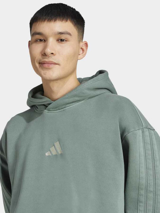 All Szn Sweatshirt With Green Hood