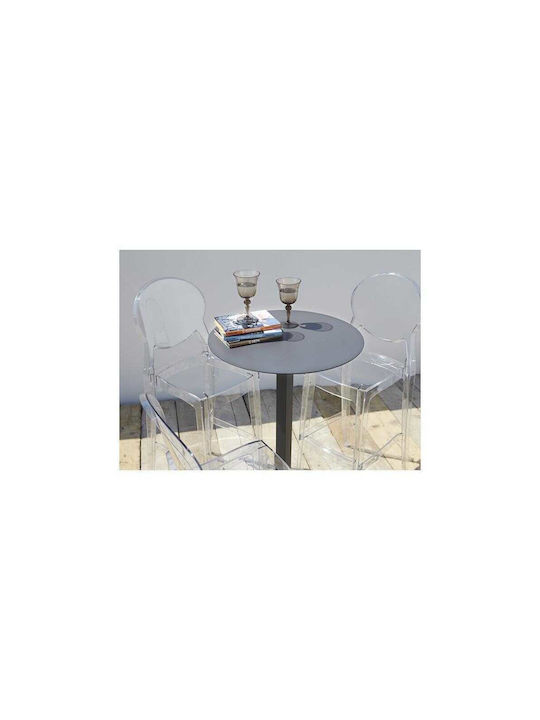 Igloo 64/75 Stool Bar - Seat height 65cm, 183 - Transparent Smoked